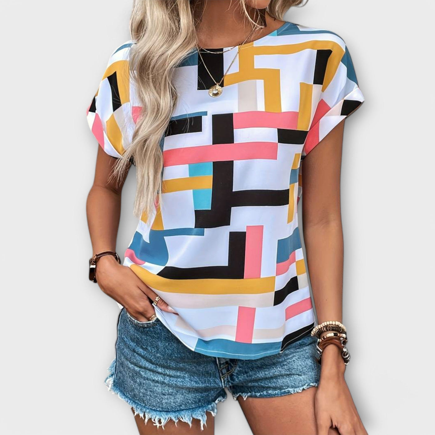 Chloe - Blusa a maniche corte