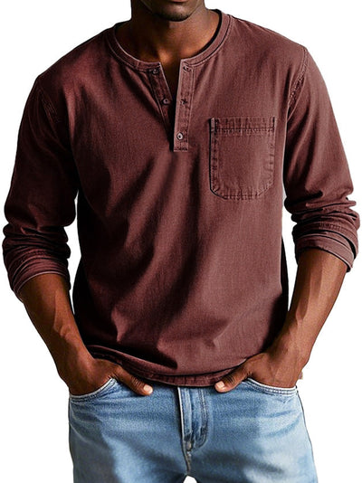 Lenoir™ | Camicia Vintage a Maniche Lunghe