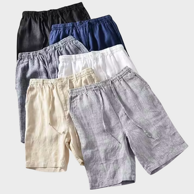 Pantaloni corti in lino
