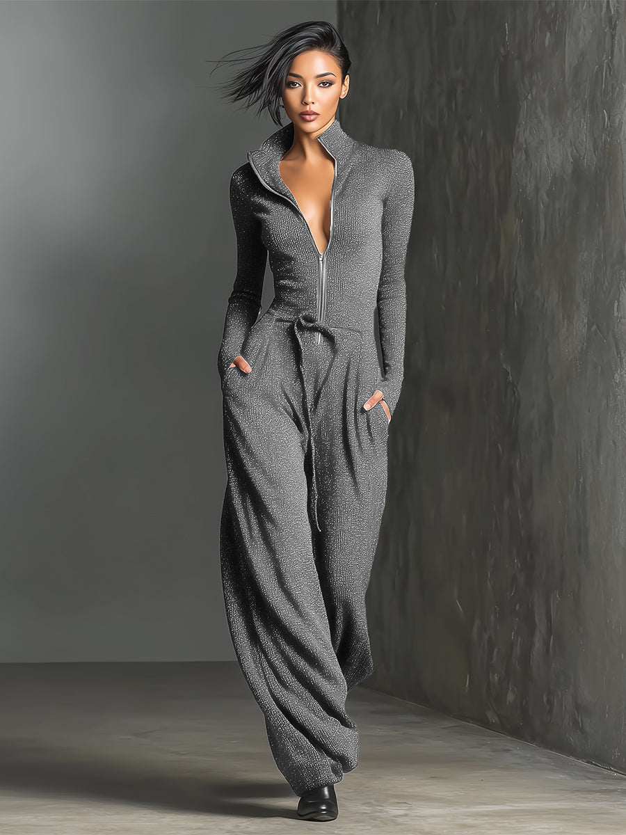 Tuta Elegante da Donna in Maglia