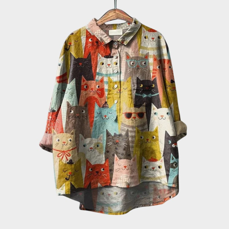 Astrid | Blusa Premium con rifiniture in pizzo