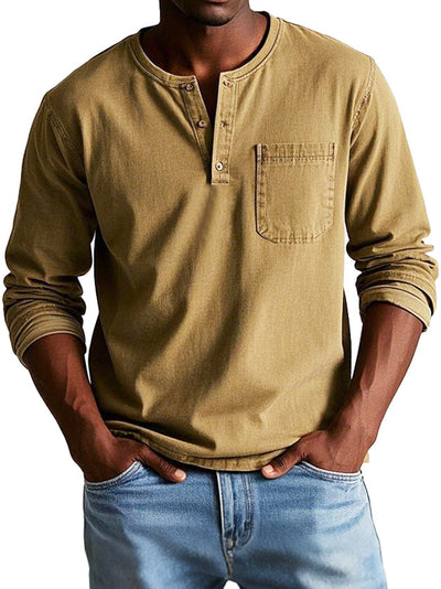 Lenoir™ | Camicia Vintage a Maniche Lunghe