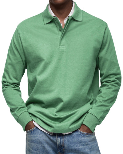 Lenoir™ - Chemise Poloshirt Casual à Manches Longues