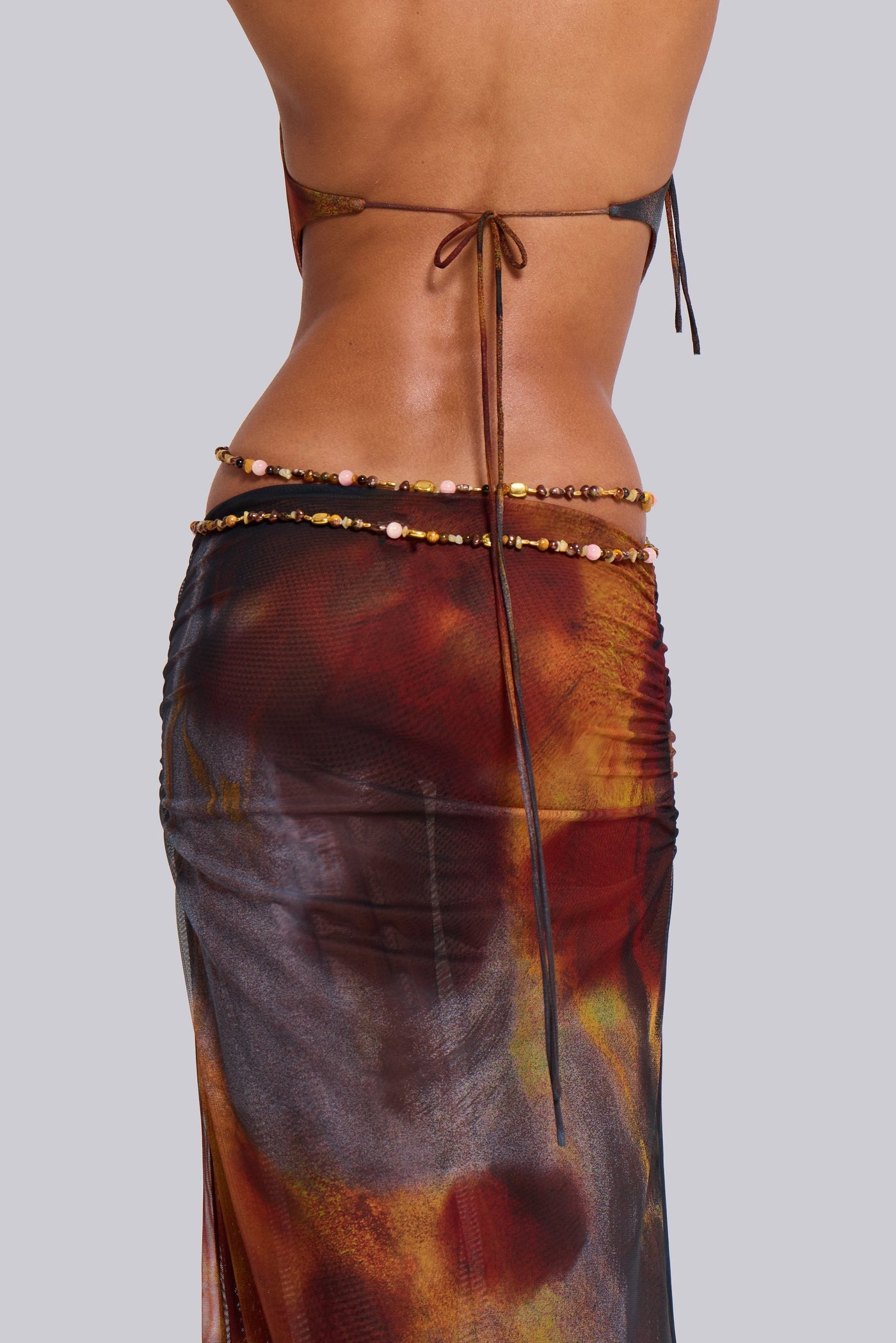 Abito Maxi Jungle Whiskey