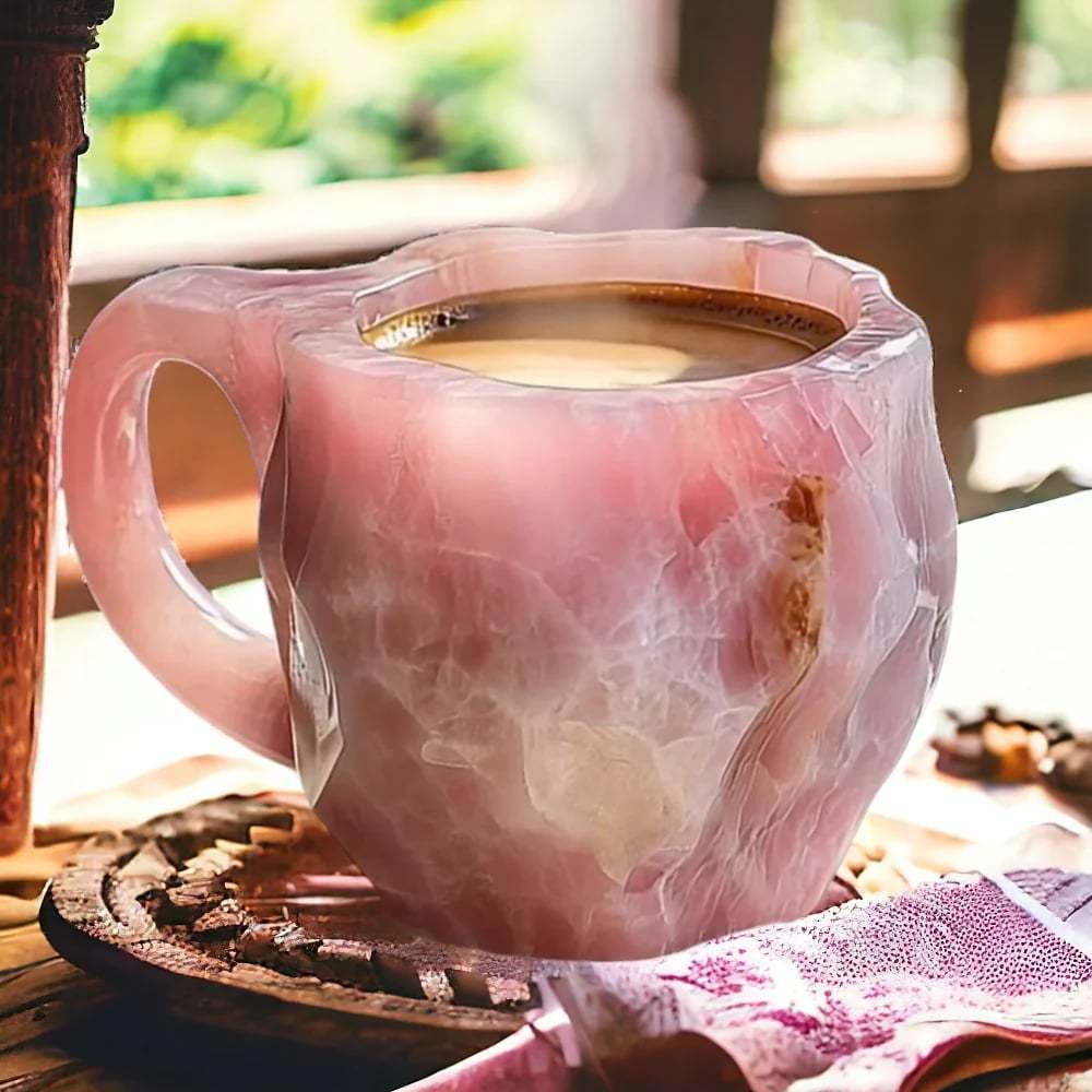 Tazze da caffè in cristallo minerale