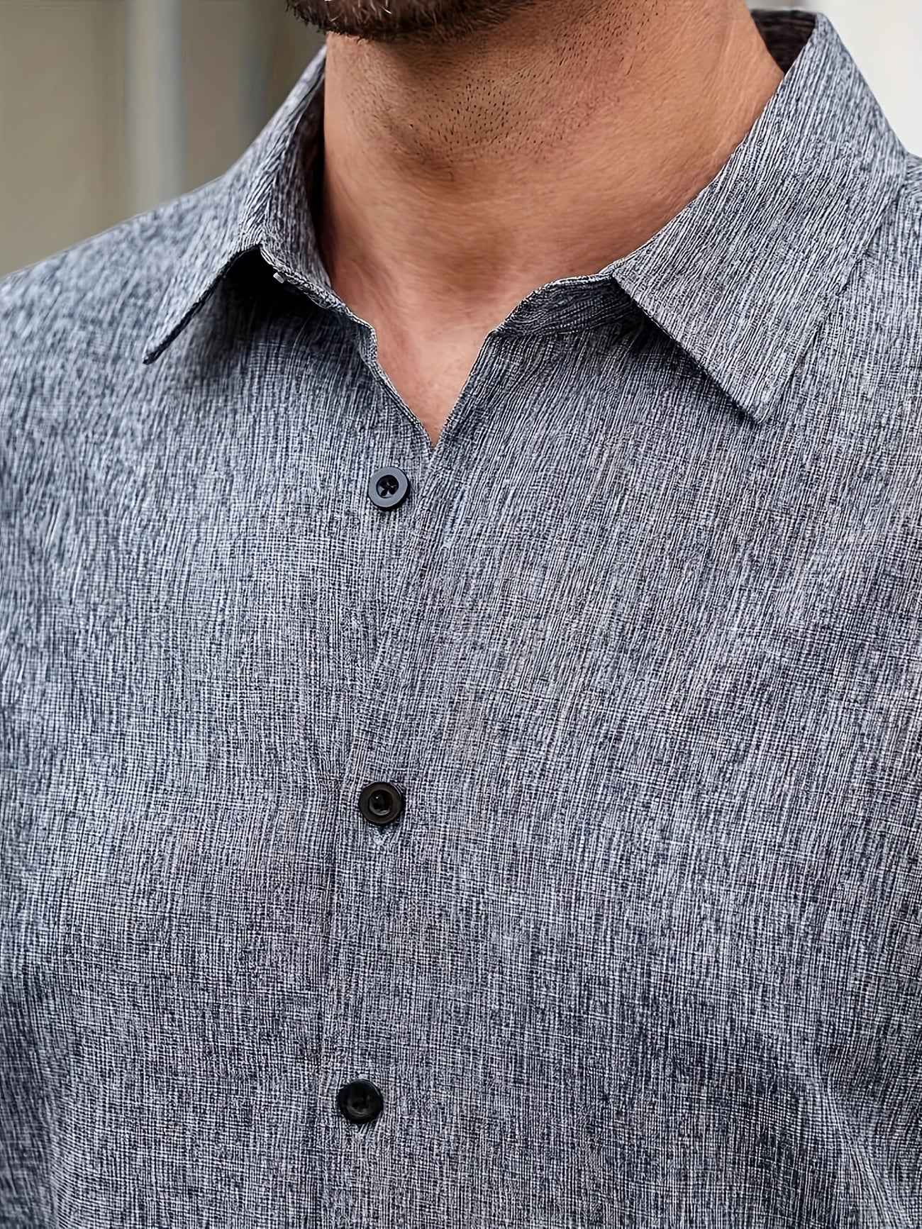 Lenoir™ | Chemise légère à manches courtes en mélange de lin