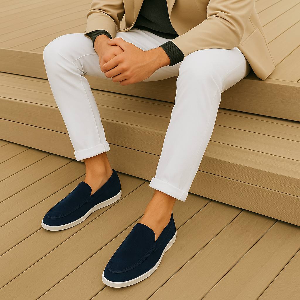 Lenoir™ | Mocassini eleganti in suede