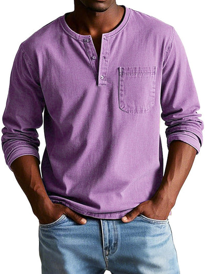 Lenoir™ | Camicia Vintage a Maniche Lunghe