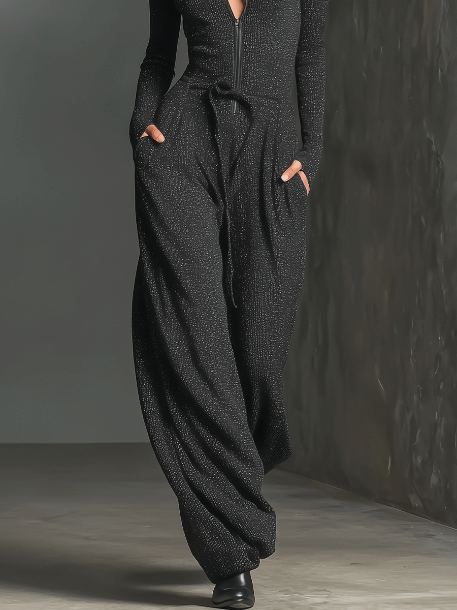 Tuta Elegante da Donna in Maglia