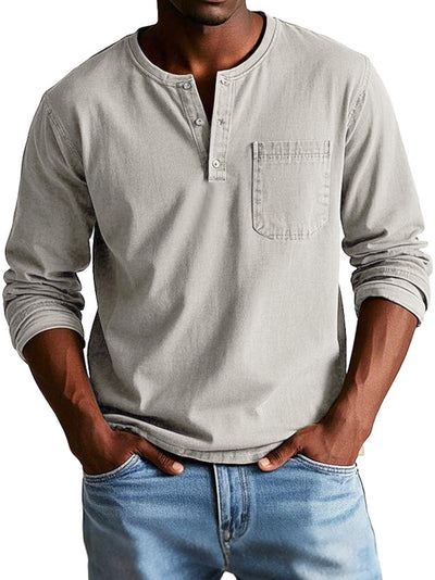Lenoir™ | Camicia Vintage a Maniche Lunghe