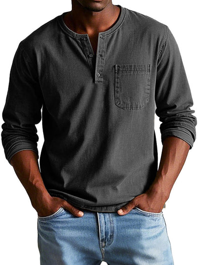 Lenoir™ | Camicia Vintage a Maniche Lunghe