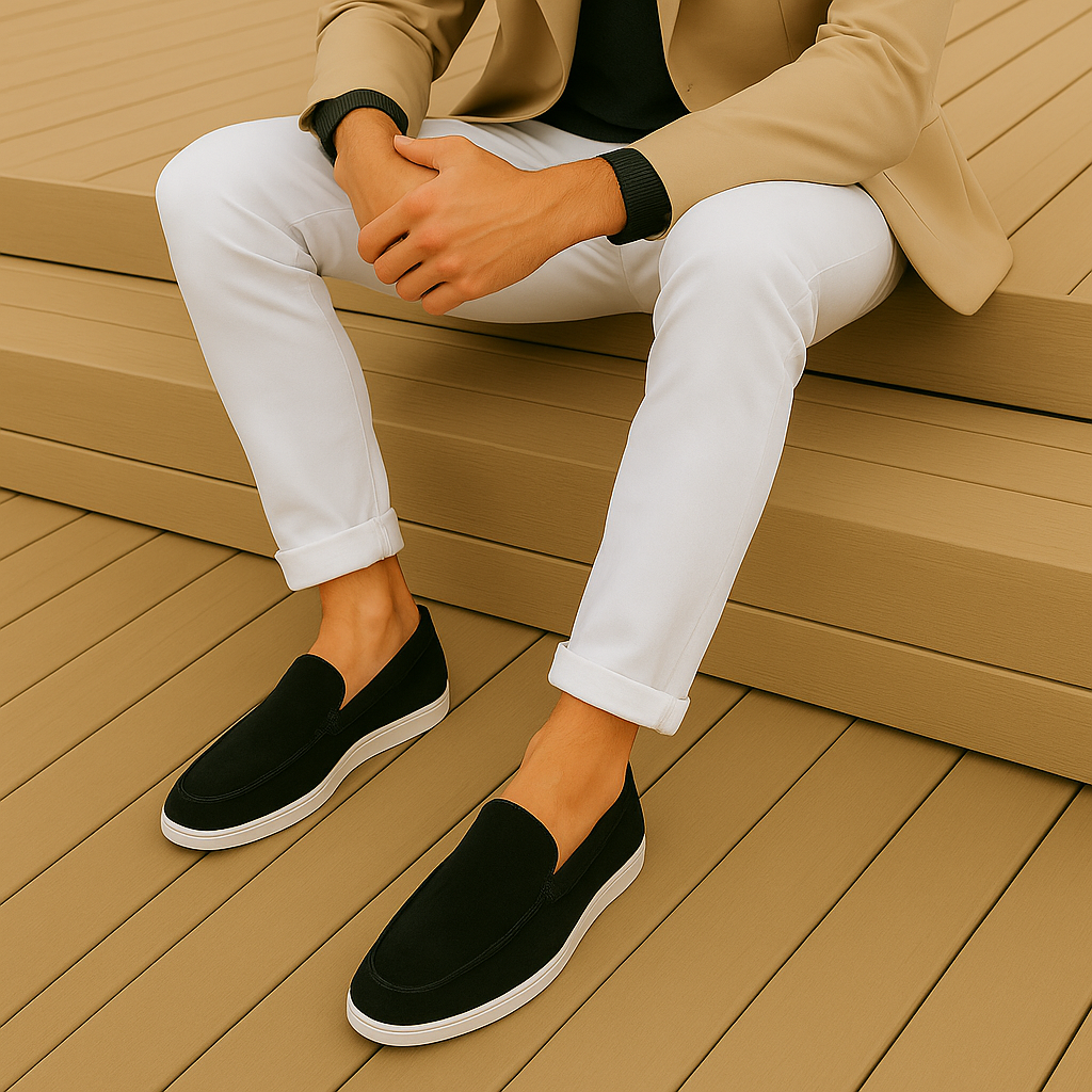 Lenoir™ | Mocassini eleganti in suede