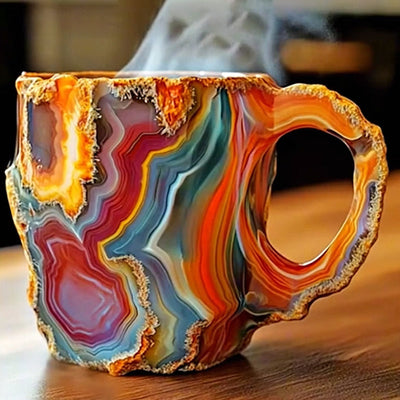 Tazze da caffè in cristallo minerale