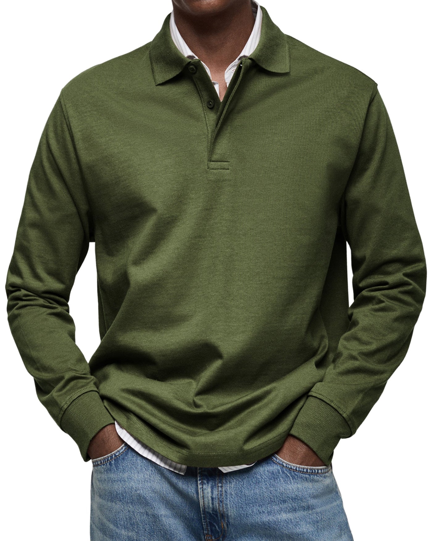 Lenoir™ - Chemise Poloshirt Casual à Manches Longues