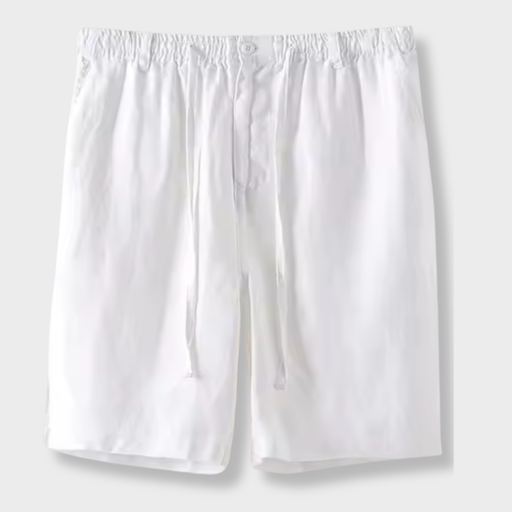 Pantaloni corti in lino