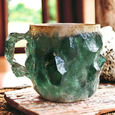 Tazze da caffè in cristallo minerale