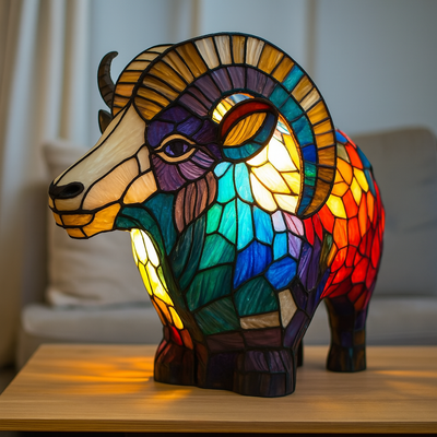 Lulu – Lampada capra magica in vetro colorato