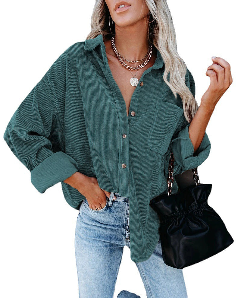 Camicia oversize autunnale