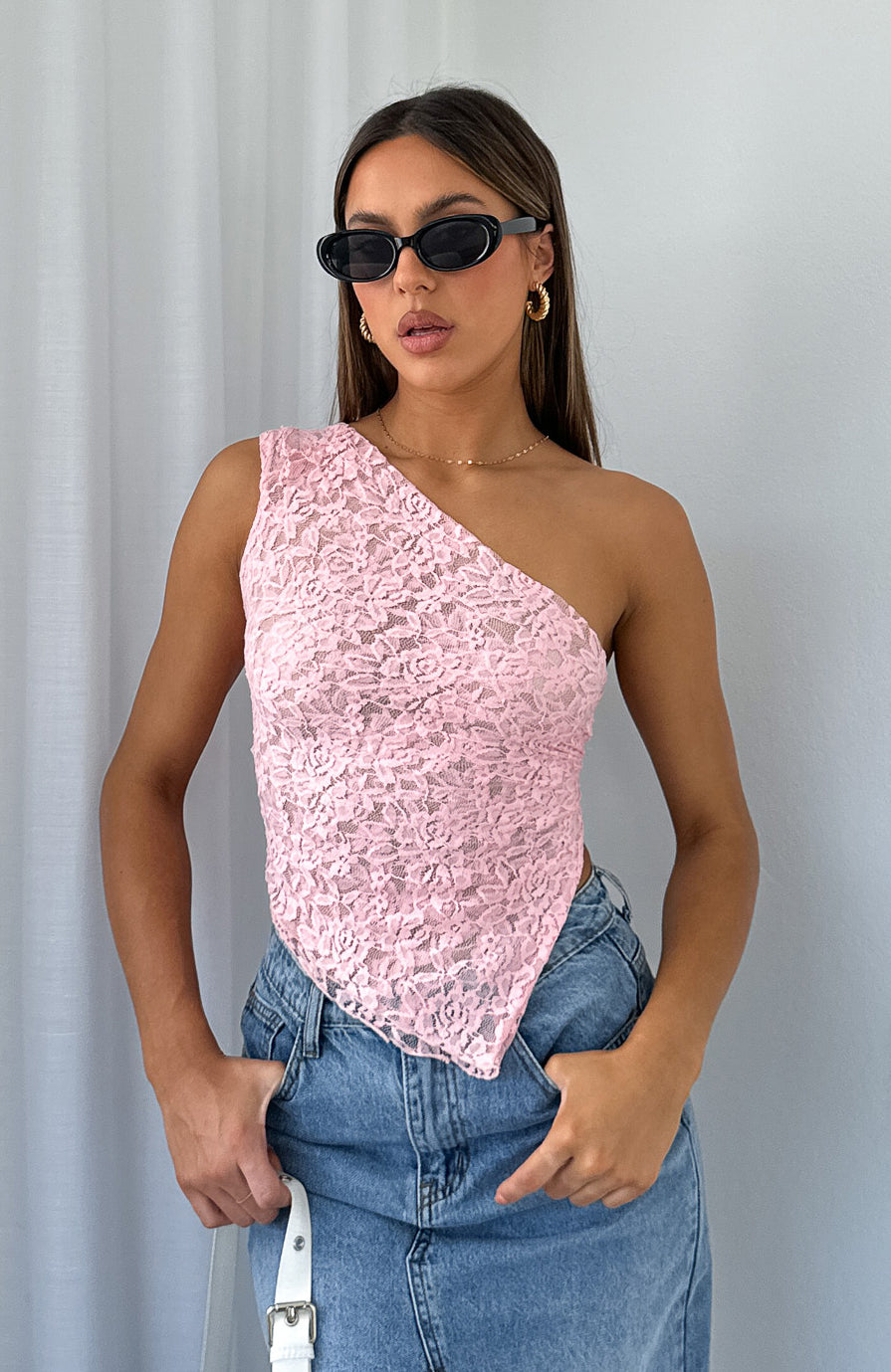Jolie | Top in Pizzo a Spalla Scoperta