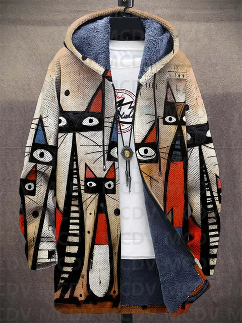 Lowanna | Cardigan di lusso ispirato all'arte