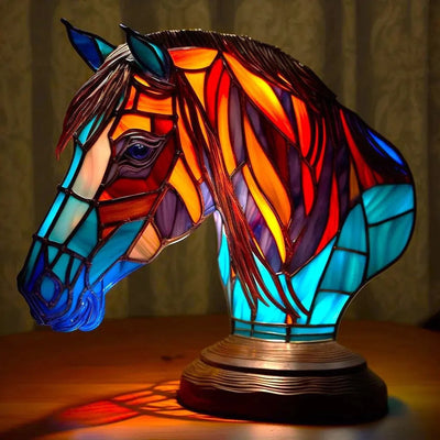 Pupuce – Lampada da tavolo magica in vetro colorato