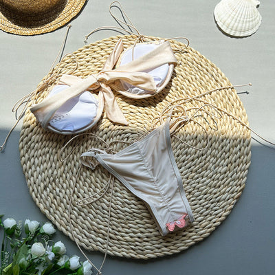 Novalee | Costume da Bagno con Ricamo a Spacchi