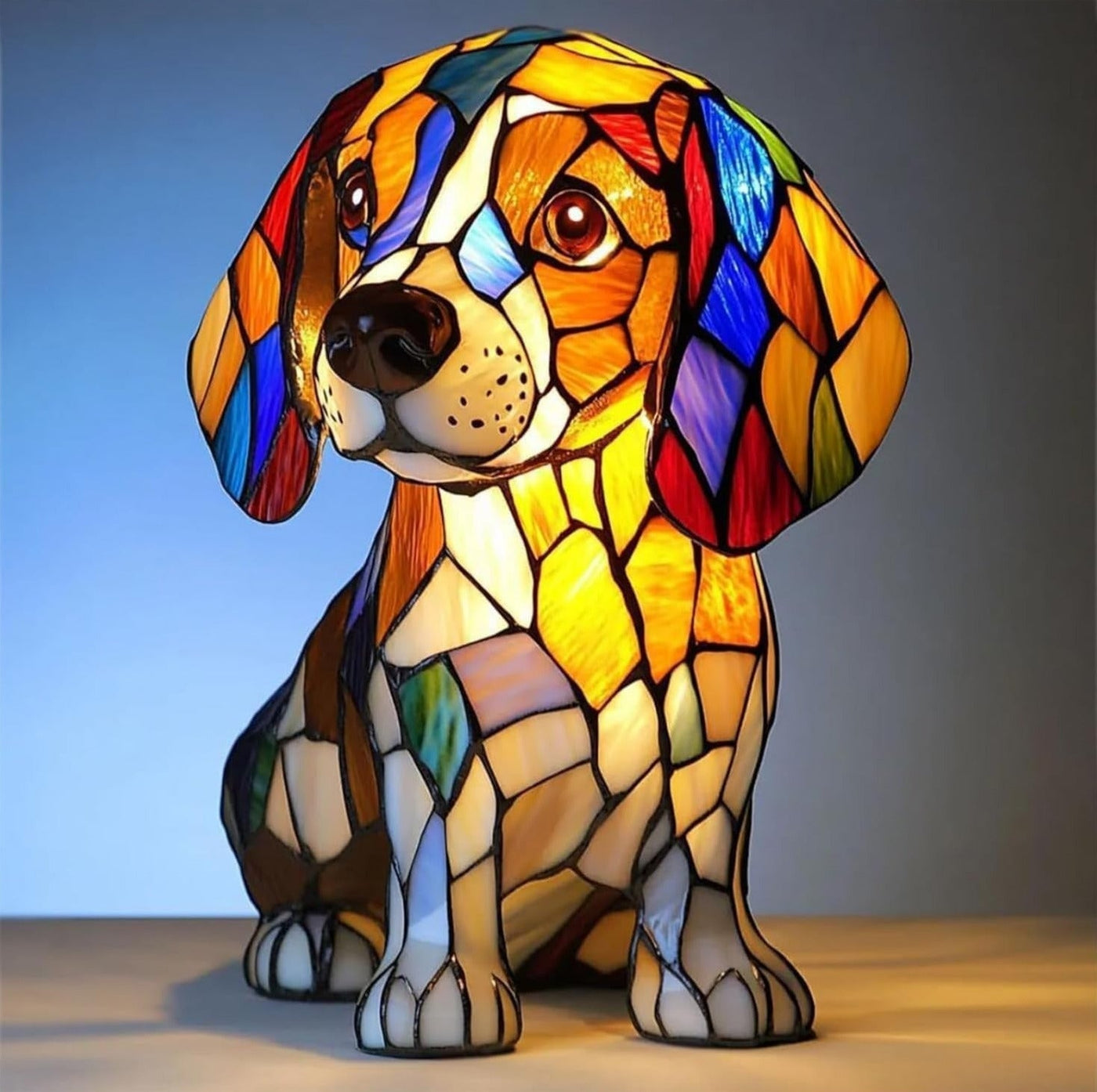 Pirouette – Lampada magica per cani in vetro colorato
