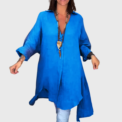 Camicia elegante con scollo a V