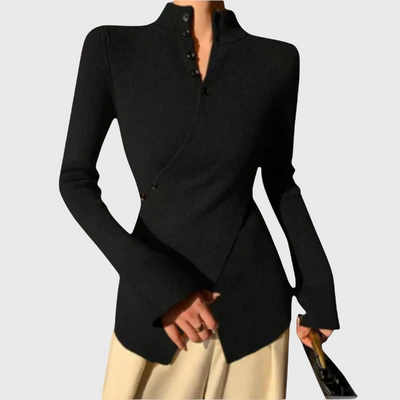 Elegante maglione slim fit in maglia