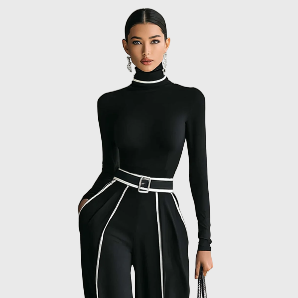 Dolcevita & Pantaloni con cintura