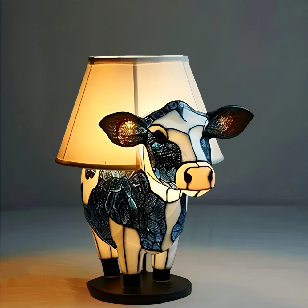 Clochette – Lampada mucca magica in vetro colorato