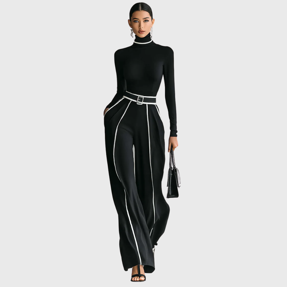 Dolcevita & Pantaloni con cintura