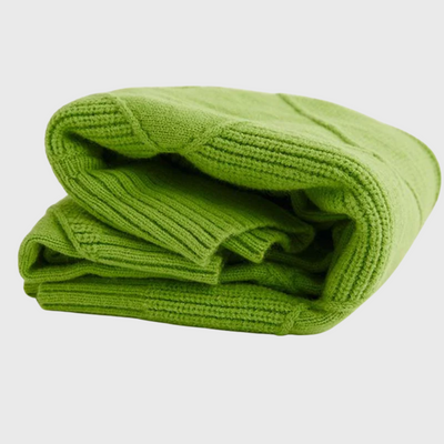 Maglione geometrico a collo alto a maniche lunghe