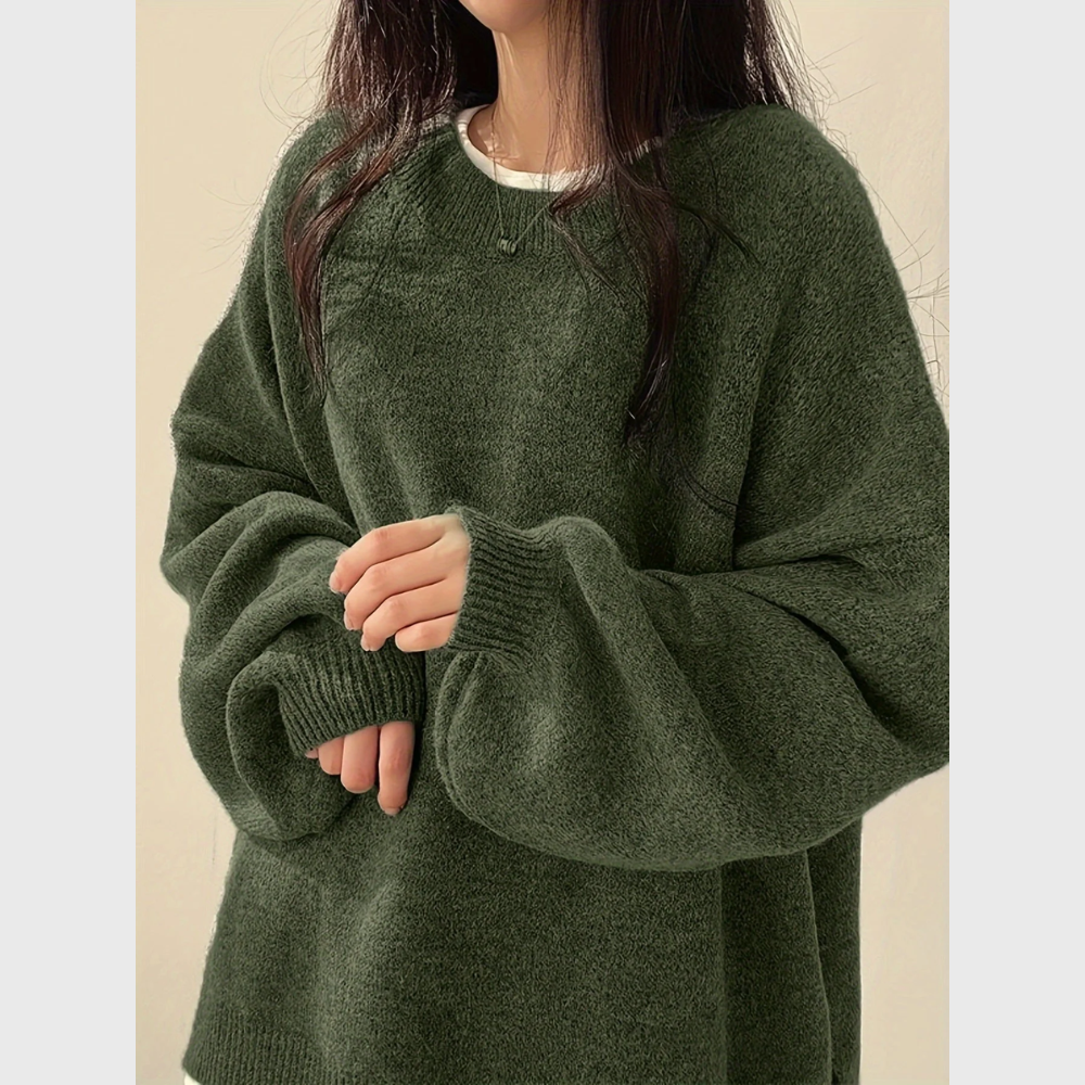 Maglione Girocollo a Maniche Lunghe