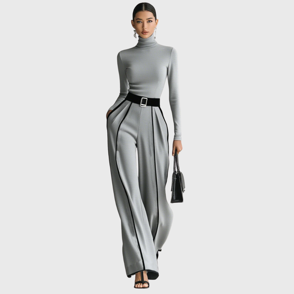 Dolcevita & Pantaloni con cintura