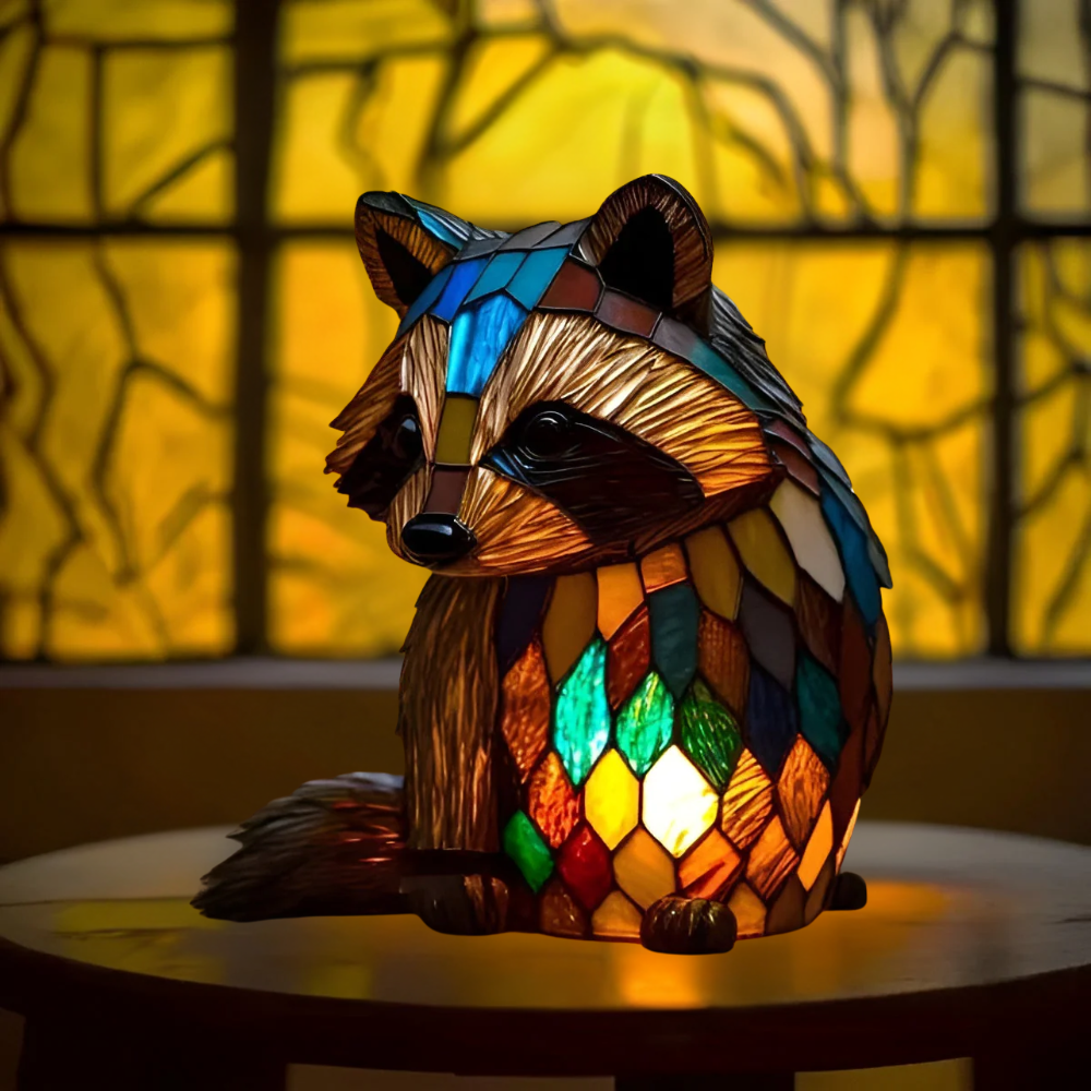 Grisou – Lampada procione magica in vetro colorato