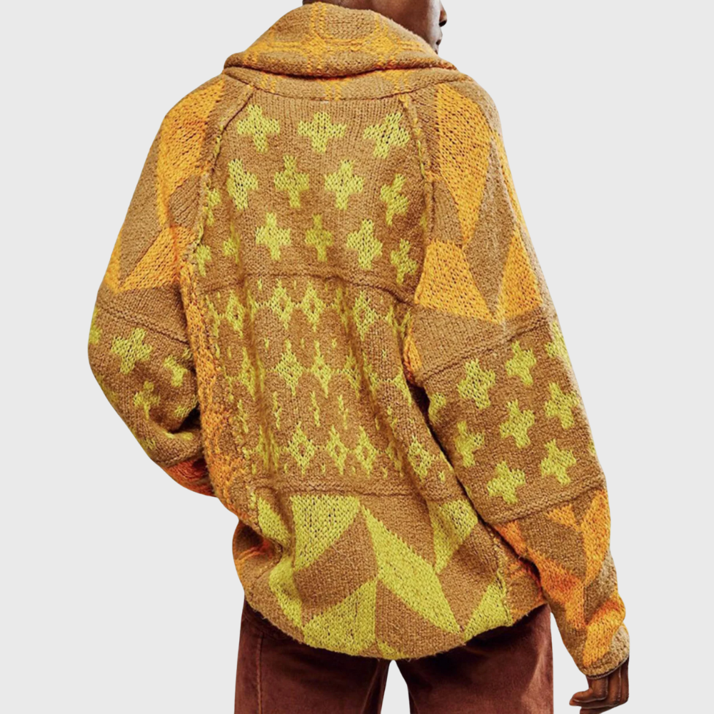 Cardigan oversize a maniche lunghe