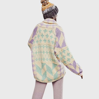 Cardigan oversize a maniche lunghe