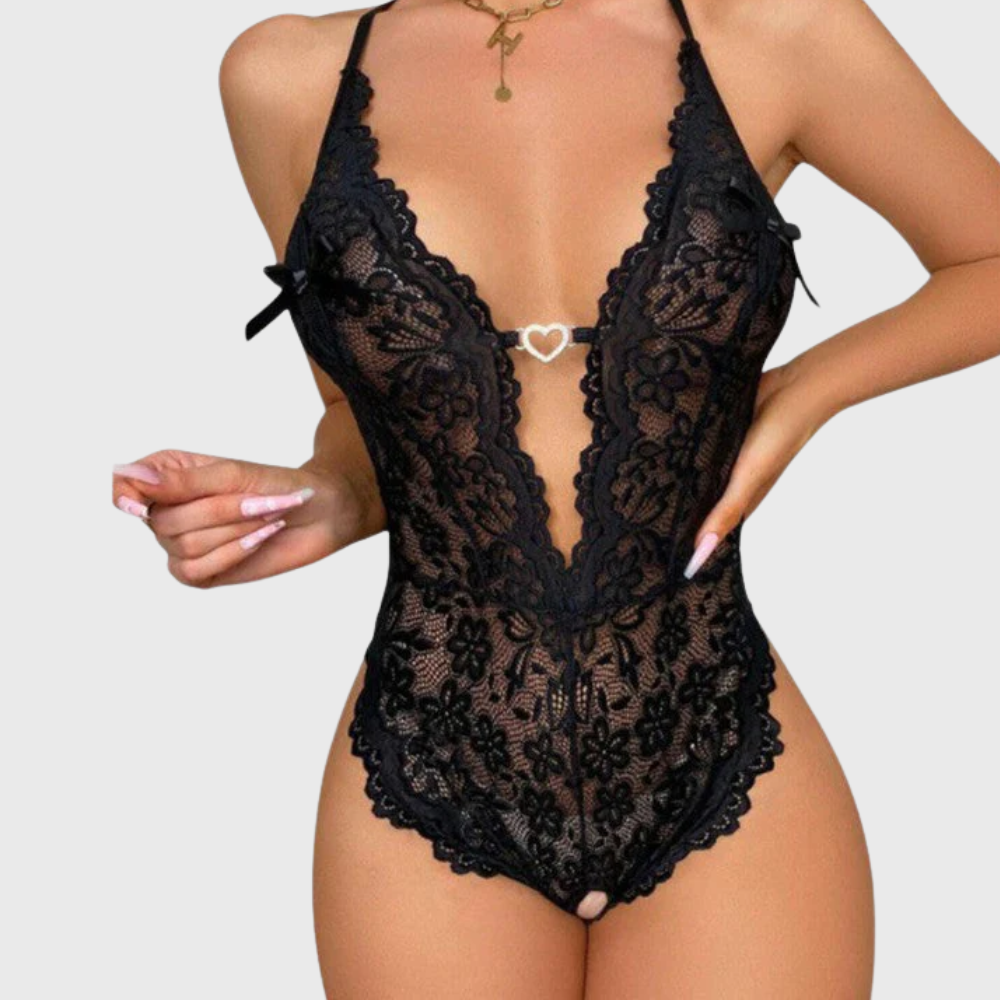 Camicia da notte seducente in pizzo