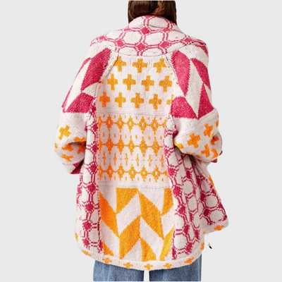 Cardigan oversize a maniche lunghe