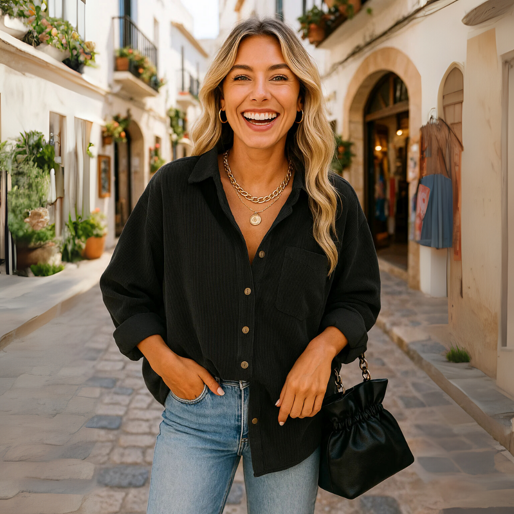 Camicia oversize autunnale