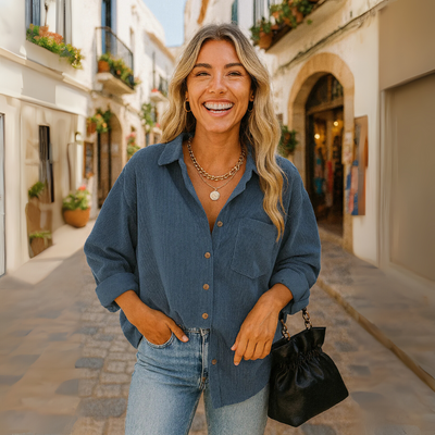 Camicia oversize autunnale
