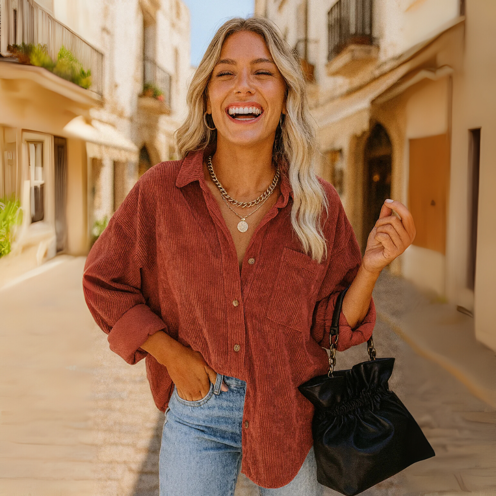 Camicia oversize autunnale