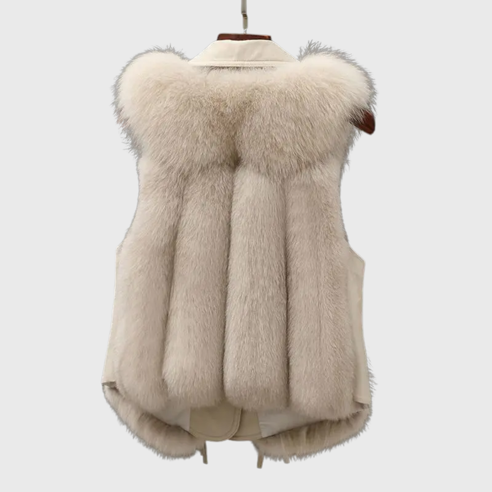 Elegante gilet in pelle