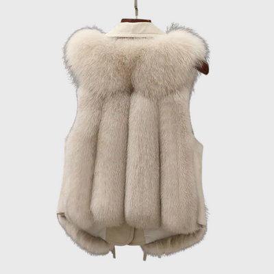 Elegante gilet in pelle