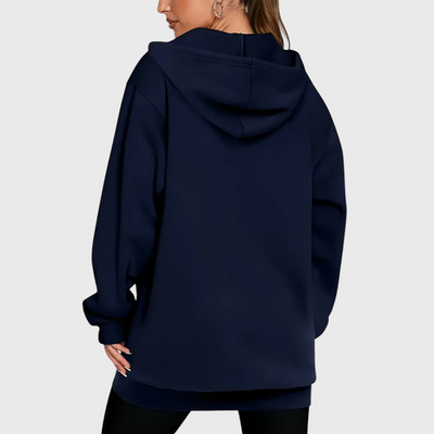 Giacca con cappuccio e motivo geometrico