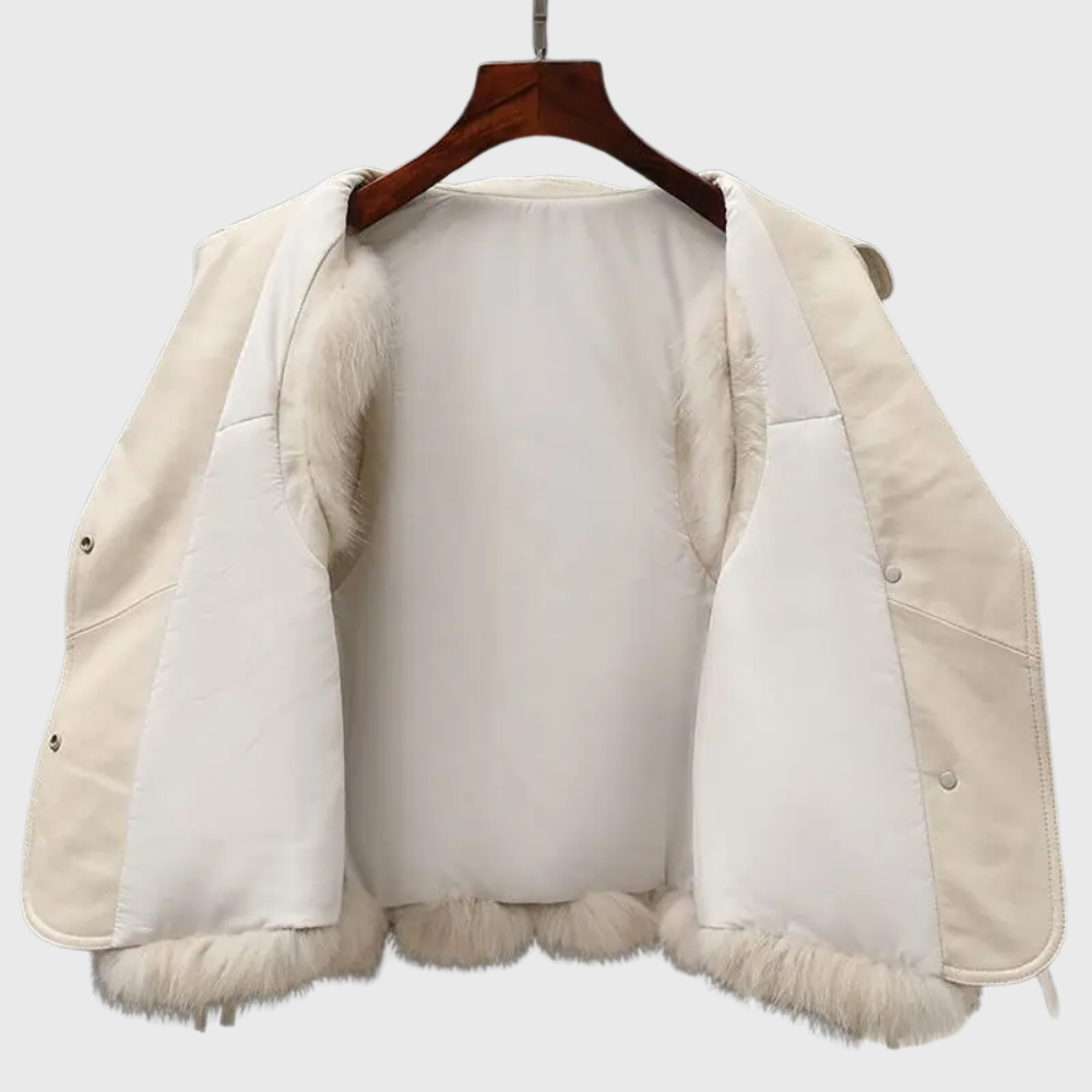 Elegante gilet in pelle