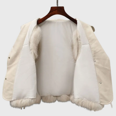 Elegante gilet in pelle