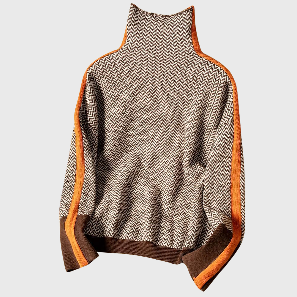 Maglione con collo alto