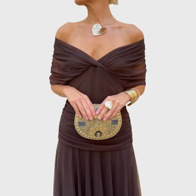 Abito midi in tulle